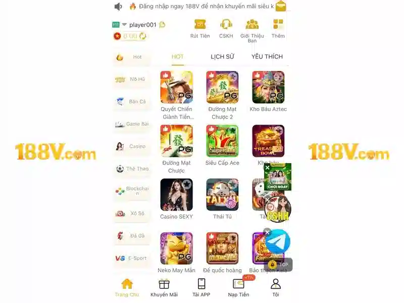 Khám phá 188V: nguồn năng lượng tiềm ẩn